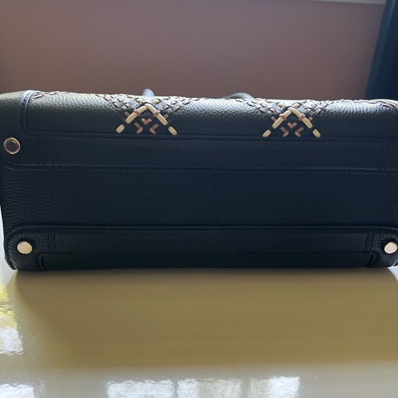 Kate Spade Knott Plaid Stitched Medium Zip-top Satchel EUC - Picture 2 of 10